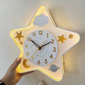 STAR GLOW LED Light Clock – นาฬิกาดาวมีไฟ LED เรืองแสง