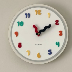 MACARON Color Abstract Clock – นาฬิกาสีมาคารองเลขคละไซส์
