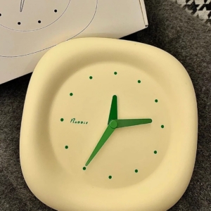 นาฬิกาทรงสี่เหลี่ยมขอบมนสีพาสเทล