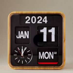 RETRO DIGITAL Date Calendar Clock – นาฬิกาปฏิทินดิจิทัล Retro