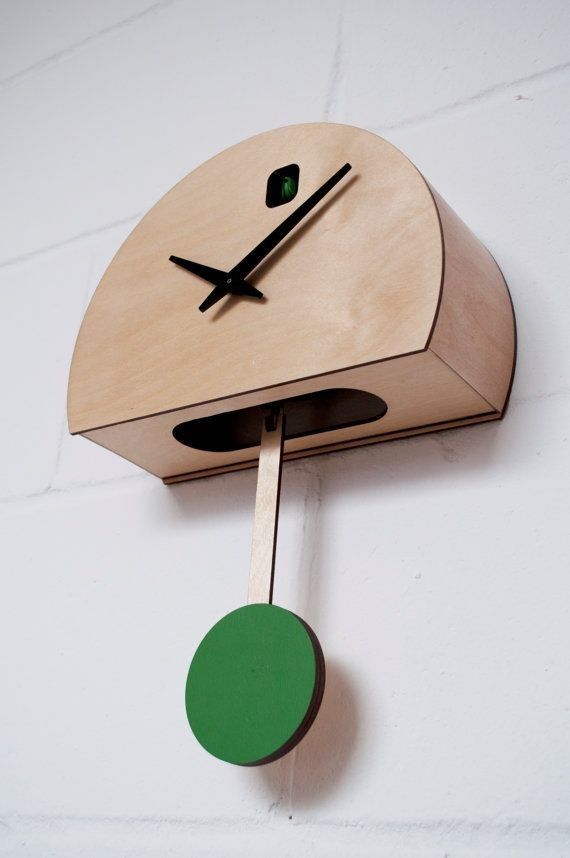 MODERN PENDULUM Wood Clock – นาฬิกาไม้ลูกตุ้มโมเดิร์น**