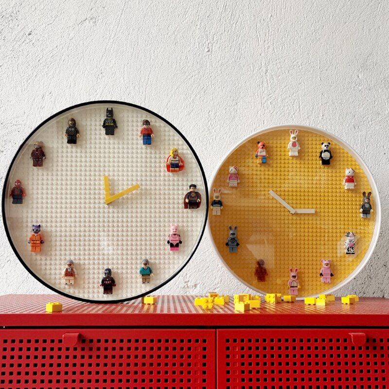 PEGBOARD Art Clock (Pack 2) – แพค 2 นาฬิกา Pegboard ลายหมุด**