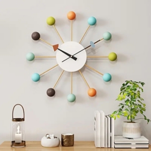SPUTNIK Mid-Century Atom Clock – นาฬิกาทรง Sputnik Mid-Century**