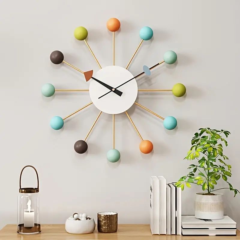 SPUTNIK Mid-Century Atom Clock – นาฬิกาทรง Sputnik Mid-Century**