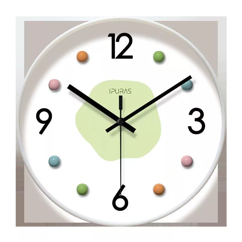 นาฬิกาแขวนควอตซ์ สามมิติน่ารัก Macaron Wall