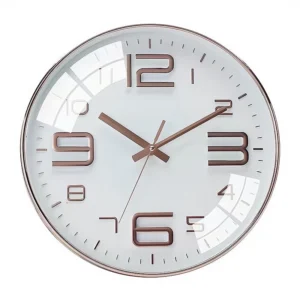 นาฬิกาแขวนผนัง วินเทจ สวย เข็มเดินเรียบ ไร้เสียง